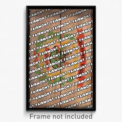 Fairmont West Virginia Poster (WV City Souvenir 11x17 Town Print)