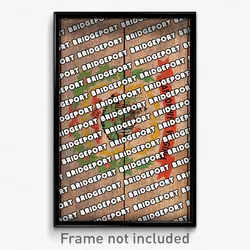 Bridgeport West Virginia Poster (WV City Souvenir 11x17 Town Print)