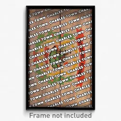 Charles Town West Virginia Poster (WV City Souvenir 11x17 Town Print)