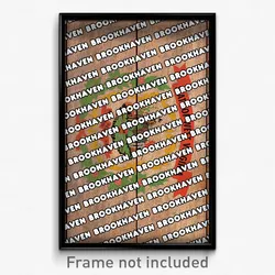 Brookhaven West Virginia Poster (WV City Souvenir 11x17 Town Print)