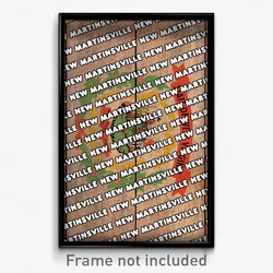 New Martinsville West Virginia Poster (WV City Souvenir 11x17 Town Print)