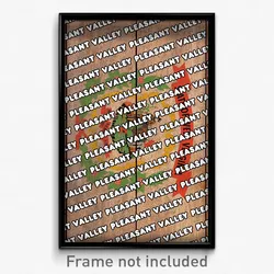 Pleasant Valley West Virginia Poster (WV City Souvenir 11x17 Town Print)