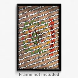 Shannondale West Virginia Poster (WV City Souvenir 11x17 Town Print)