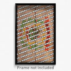 Kingwood West Virginia Poster (WV City Souvenir 11x17 Town Print)