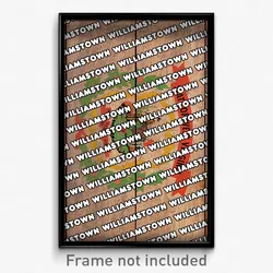 Williamstown West Virginia Poster (WV City Souvenir 11x17 Town Print)