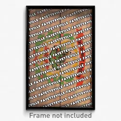 Fayetteville West Virginia Poster (WV City Souvenir 11x17 Town Print)