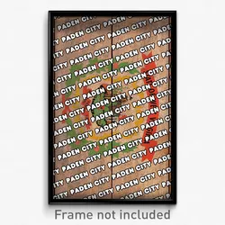 Paden City West Virginia Poster (WV City Souvenir 11x17 Town Print)