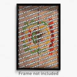 Stonewood West Virginia Poster (WV City Souvenir 11x17 Town Print)
