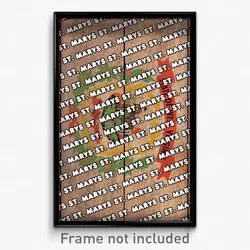 St. Marys West Virginia Poster (WV City Souvenir 11x17 Town Print)
