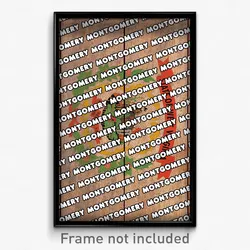 Montgomery West Virginia Poster (WV City Souvenir 11x17 Town Print)