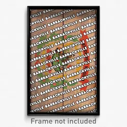 Barrackville West Virginia Poster (WV City Souvenir 11x17 Town Print)