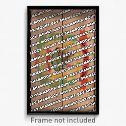 Mount Gay-Shamrock West Virginia Poster (WV City Souvenir 11x17 Town Print)