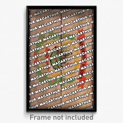 MacArthur West Virginia Poster (WV City Souvenir 11x17 Town Print)