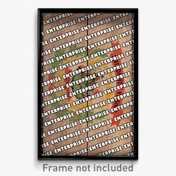 Enterprise West Virginia Poster (WV City Souvenir 11x17 Town Print)