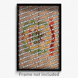 Glenville West Virginia Poster (WV City Souvenir 11x17 Town Print)