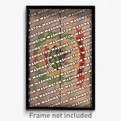 Washington West Virginia Poster (WV City Souvenir 11x17 Town Print)