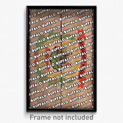 Buffalo West Virginia Poster (WV City Souvenir 11x17 Town Print)