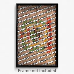 Brush Fork West Virginia Poster (WV City Souvenir 11x17 Town Print)