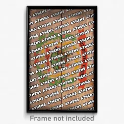 Athens West Virginia Poster (WV City Souvenir 11x17 Town Print)