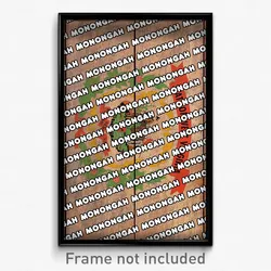 Monongah West Virginia Poster (WV City Souvenir 11x17 Town Print)