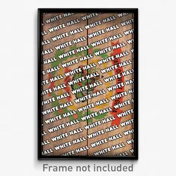 White Hall West Virginia Poster (WV City Souvenir 11x17 Town Print)