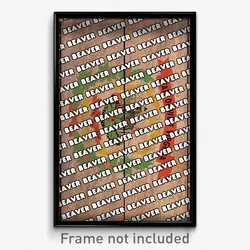 Beaver West Virginia Poster (WV City Souvenir 11x17 Town Print)