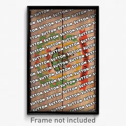 Sutton West Virginia Poster (WV City Souvenir 11x17 Town Print)