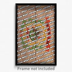 West Union West Virginia Poster (WV City Souvenir 11x17 Town Print)