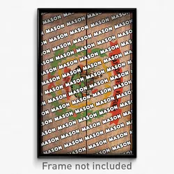 Mason West Virginia Poster (WV City Souvenir 11x17 Town Print)