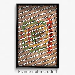 East Bank West Virginia Poster (WV City Souvenir 11x17 Town Print)
