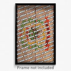 Gilbert Creek West Virginia Poster (WV City Souvenir 11x17 Town Print)