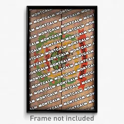 Montcalm West Virginia Poster (WV City Souvenir 11x17 Town Print)