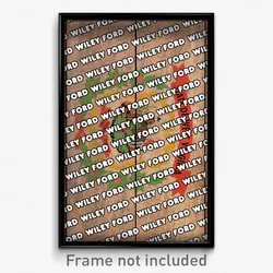 Wiley Ford West Virginia Poster (WV City Souvenir 11x17 Town Print)