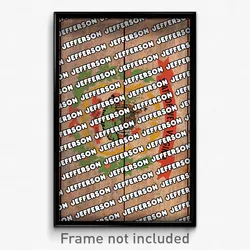 Jefferson West Virginia Poster (WV City Souvenir 11x17 Town Print)