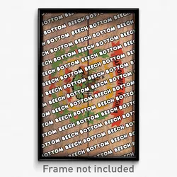 Beech Bottom West Virginia Poster (WV City Souvenir 11x17 Town Print)