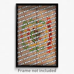 Rowlesburg West Virginia Poster (WV City Souvenir 11x17 Town Print)