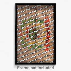 Fort Gay West Virginia Poster (WV City Souvenir 11x17 Town Print)