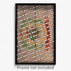 West Hamlin West Virginia Poster (WV City Souvenir 11x17 Town Print)