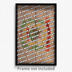 Meadow Bridge West Virginia Poster (WV City Souvenir 11x17 Town Print)