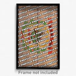 Pineville West Virginia Poster (WV City Souvenir 11x17 Town Print)