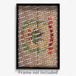 Tioga West Virginia Poster (WV City Souvenir 11x17 Town Print)