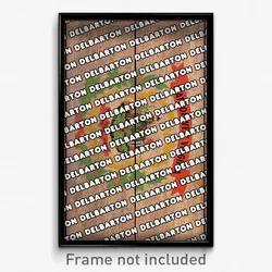 Delbarton West Virginia Poster (WV City Souvenir 11x17 Town Print)