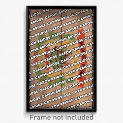 Capon Bridge West Virginia Poster (WV City Souvenir 11x17 Town Print)