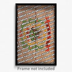 Valley Grove West Virginia Poster (WV City Souvenir 11x17 Town Print)