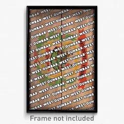 West Dunbar West Virginia Poster (WV City Souvenir 11x17 Town Print)