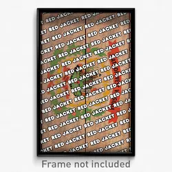 Red Jacket West Virginia Poster (WV City Souvenir 11x17 Town Print)
