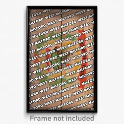 West Milford West Virginia Poster (WV City Souvenir 11x17 Town Print)