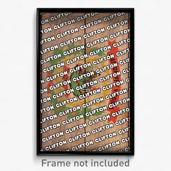Clifton West Virginia Poster (WV City Souvenir 11x17 Town Print)