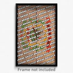 Gauley Bridge West Virginia Poster (WV City Souvenir 11x17 Town Print)