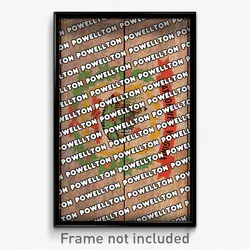 Powellton West Virginia Poster (WV City Souvenir 11x17 Town Print)